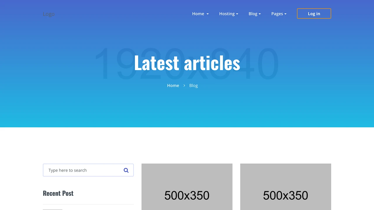 GridHost - Hosting Business Template