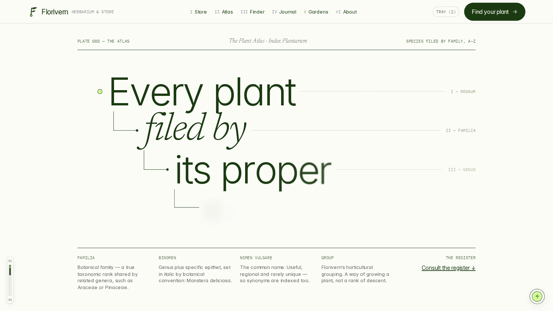 Florivern - Botanical Storefront, Plant Shop & Herbarium Framer Template (Screenshot 9 of 20)