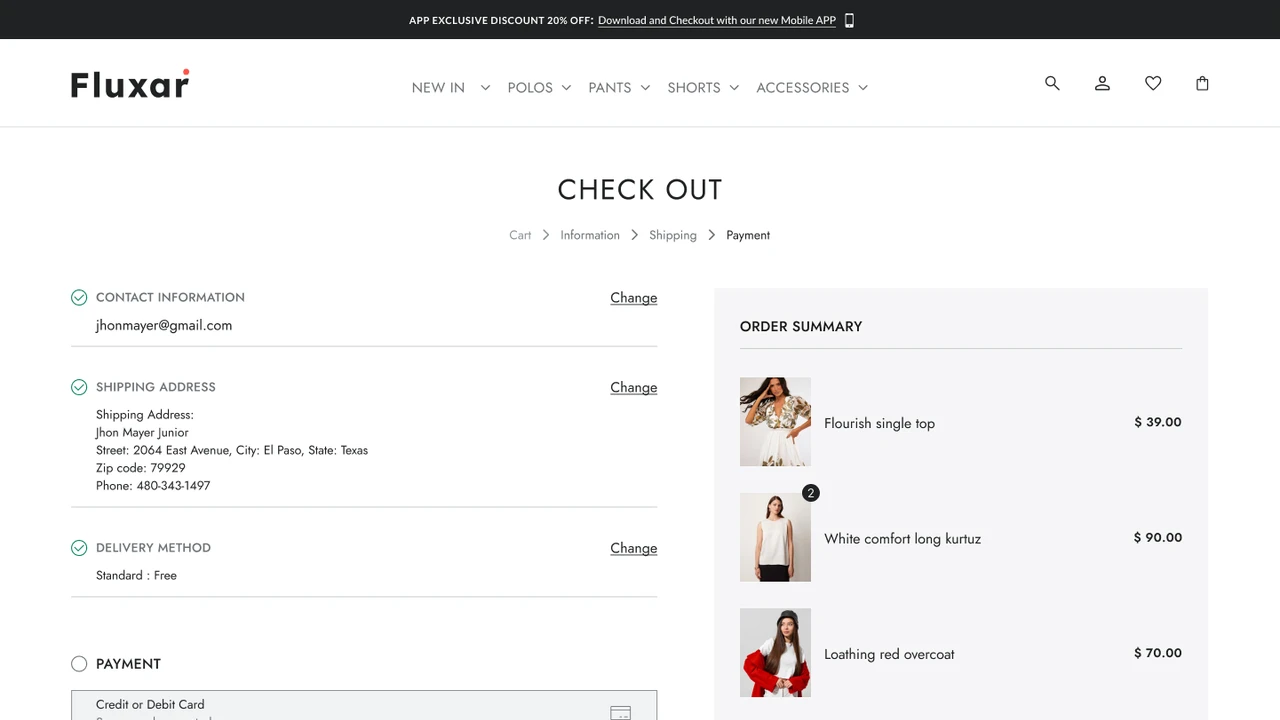 Fluxar - eCommerce Figma Template