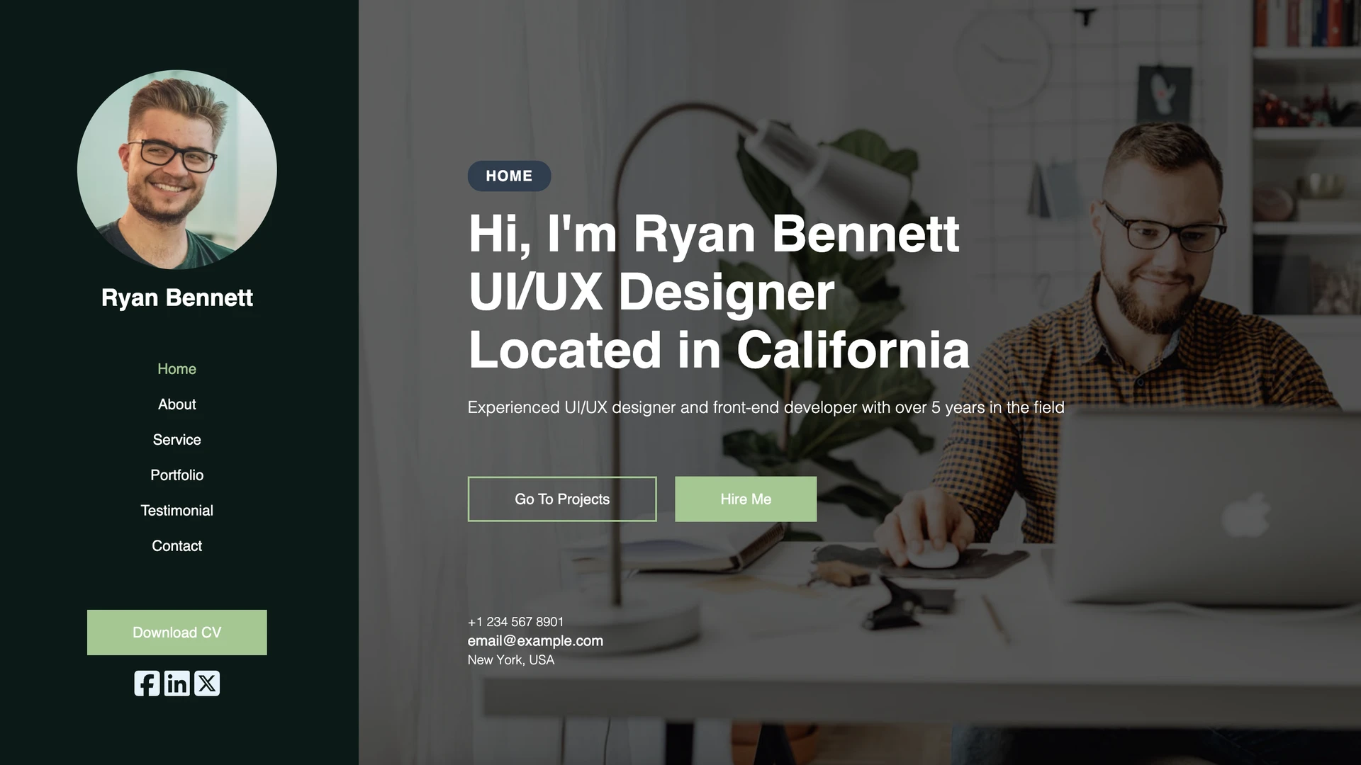 ClarifyFolio - Next.js Personal Portfolio Template