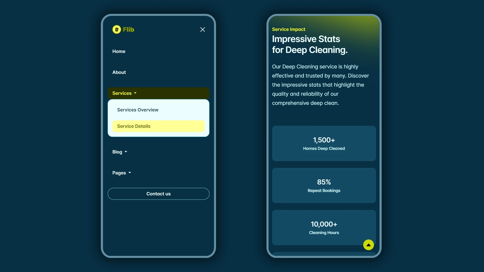 Flib - HTML Website Template For Premium Home Cleaning Services