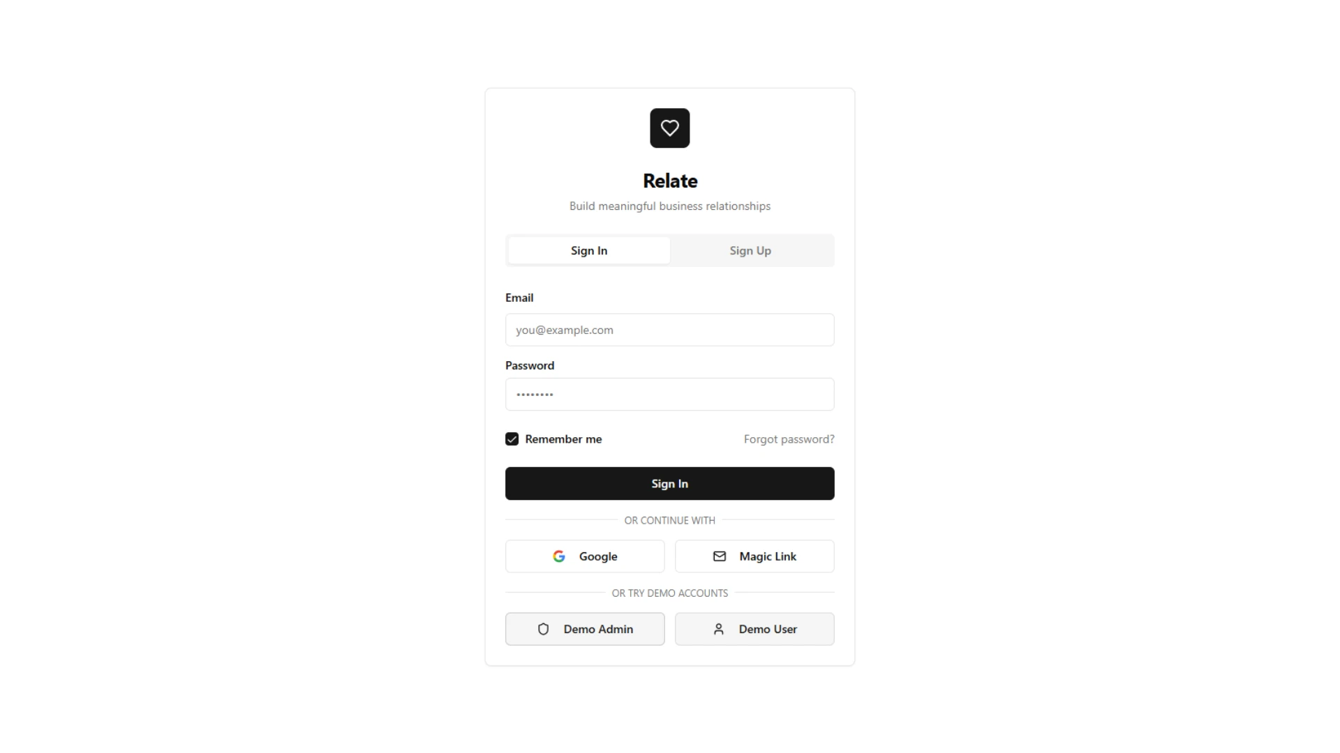 Relate - AI-Powered Complete CRM SaaS Platform