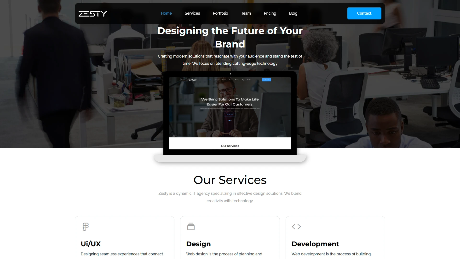 Zesty - Bootstrap 5 SaaS & Agency Landing Template + LTR & RTL + Light & Dark