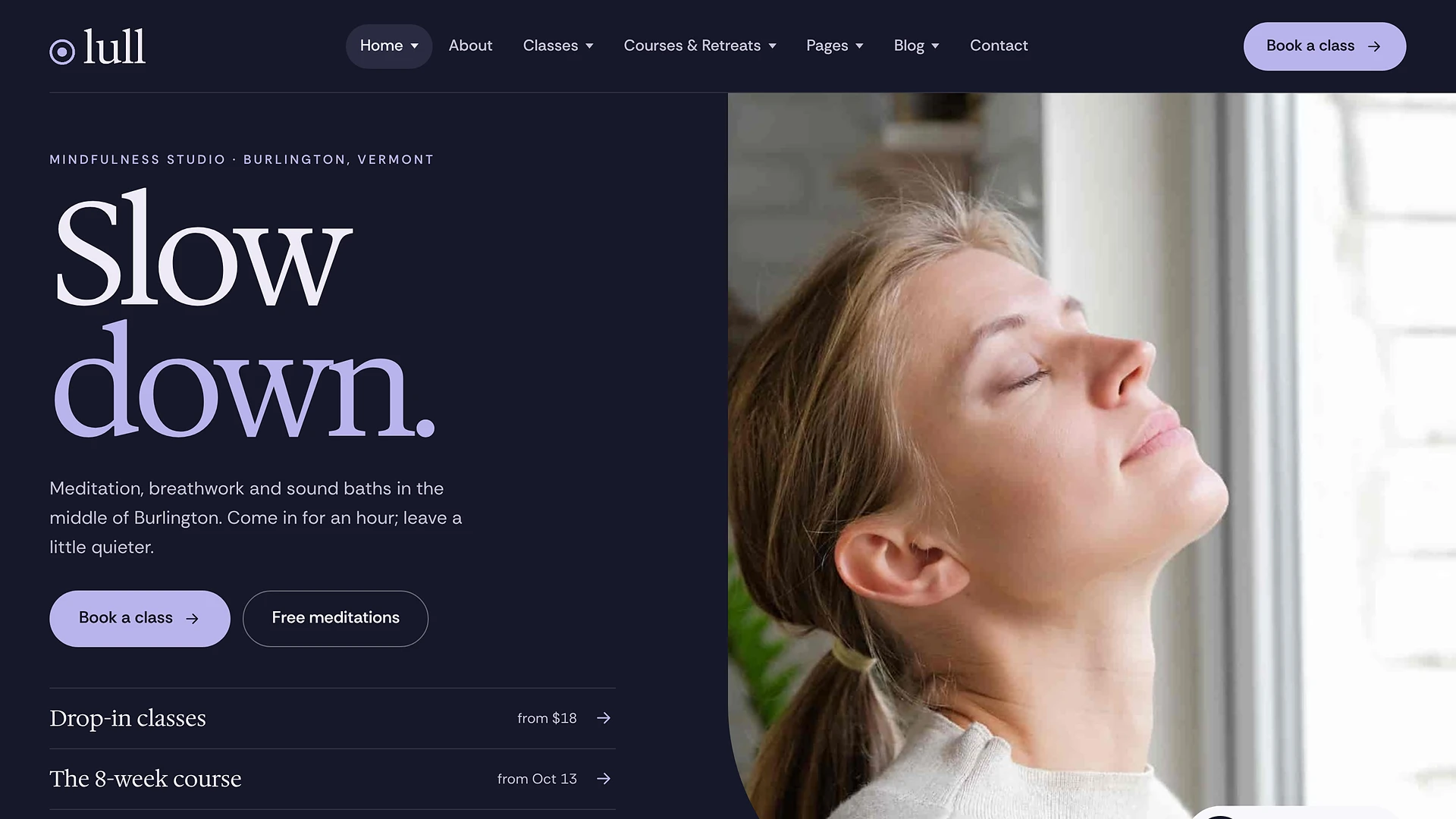 Lull - Mental Wellness & Mindfulness HTML Template
