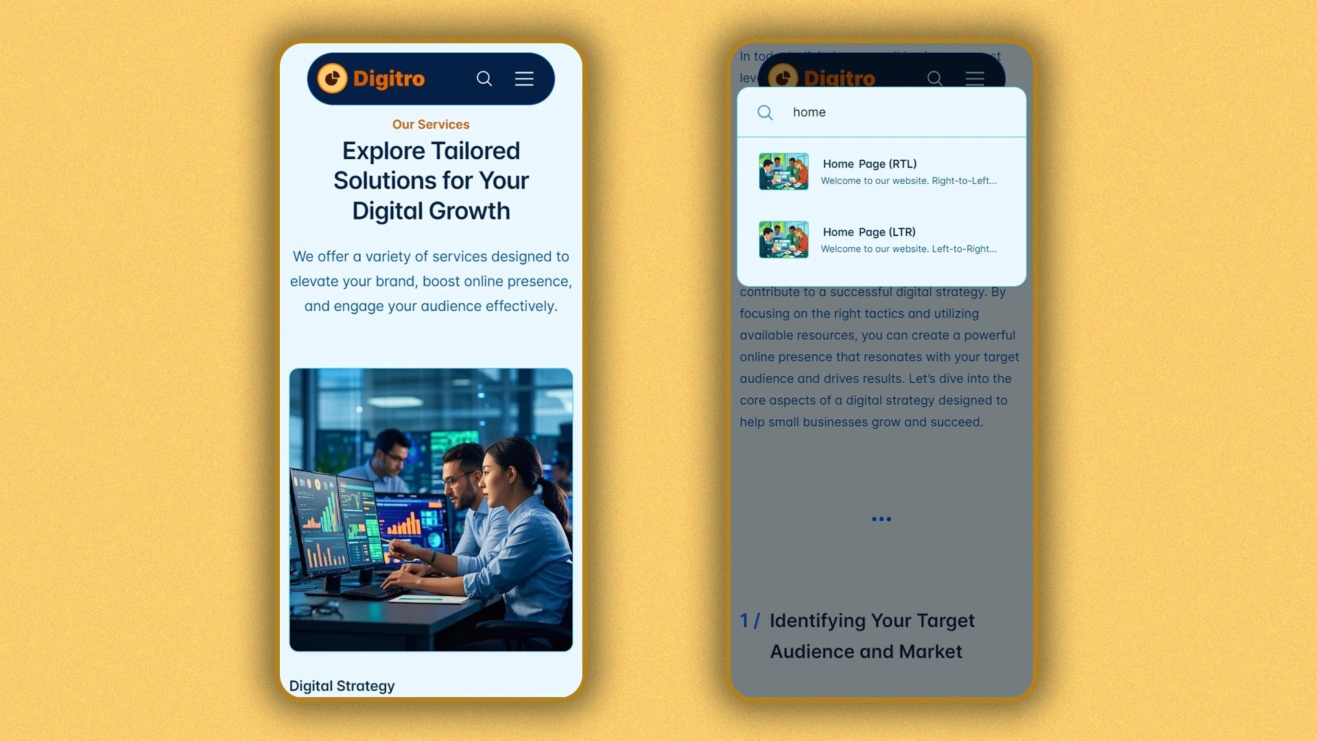 Digitro - Cutting-Edge Digital Marketing Agency HTML Website Template