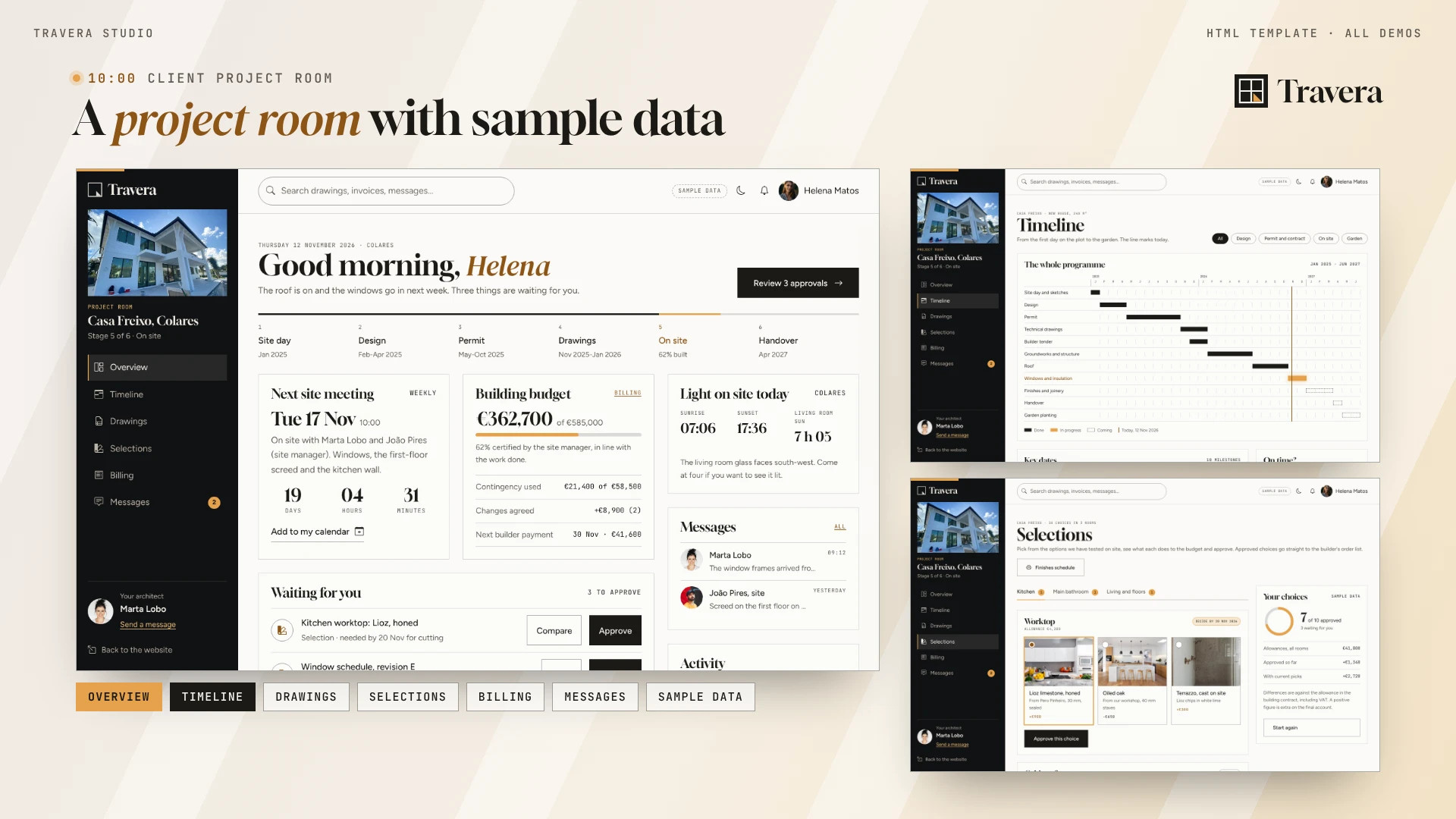 Travera - Architecture & Interior Design HTML Template (Screenshot 5 of 16)