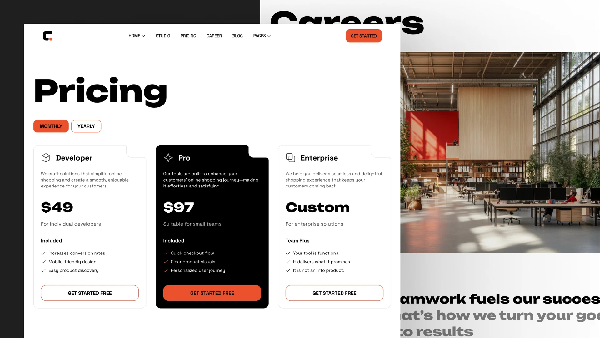 Cumix - Agency Studio Framer & Figma Website Template