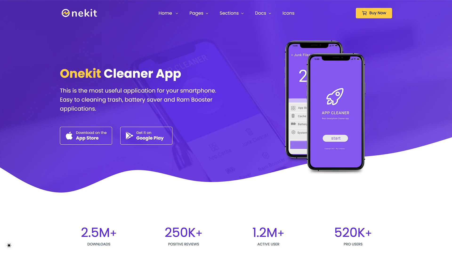 Onekit - Bootstrap 5 Landing Page