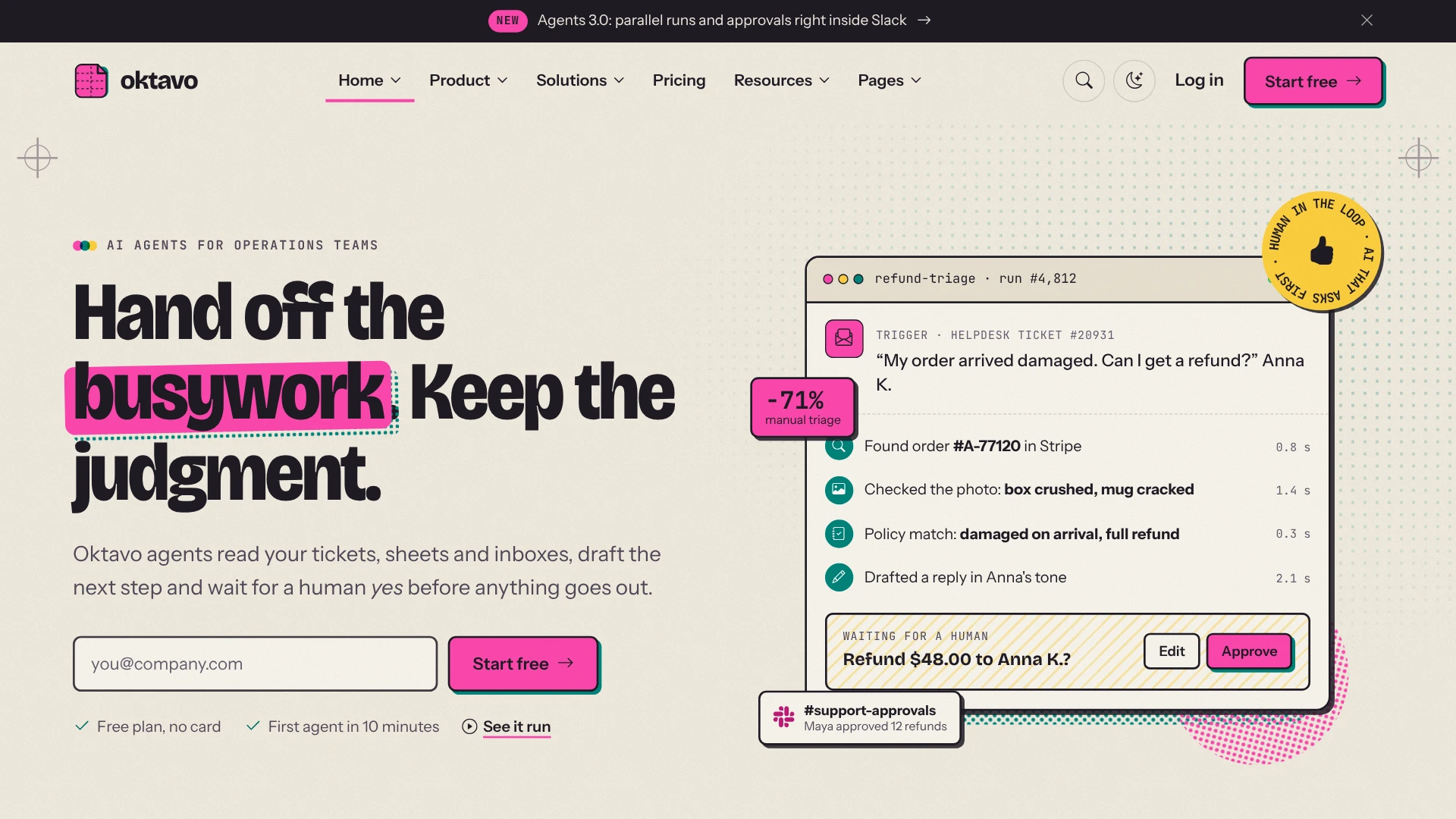 Oktavo - AI & SaaS Startup HTML Template (Screenshot 12 of 20)