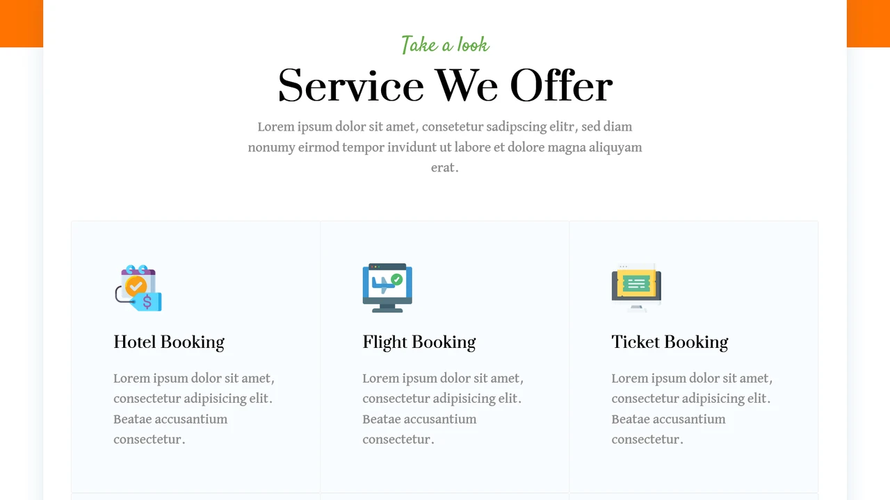 Flyway - Tour & Travel Agency Booking Template