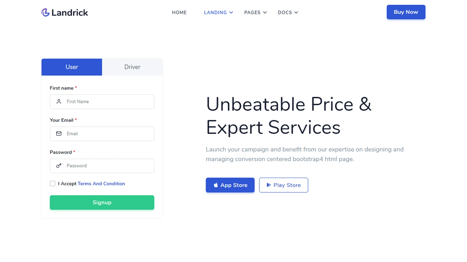 Landrick - App, Saas & Software Landing & Admin Dashboard Bootstrap 5 Template