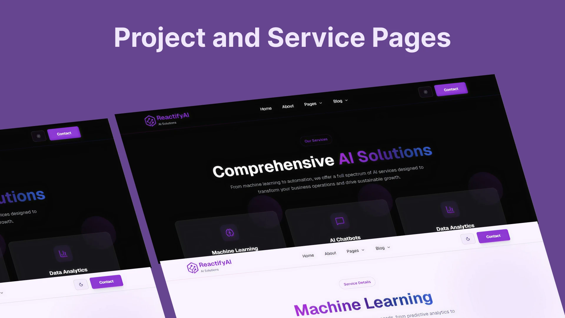 ReactifyAI - AI Startup & Tech Innovation React Template
