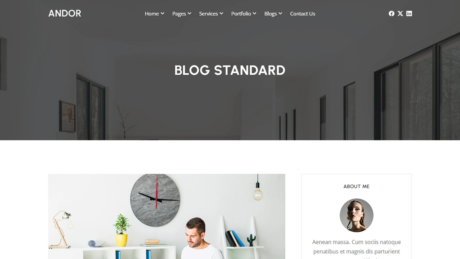 Andor - Corporate Business and Innovative HTML & Angular Template