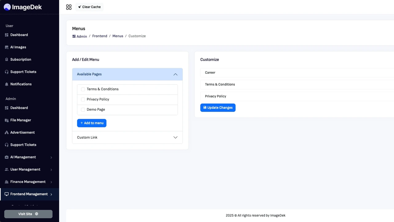 ImageDek - Image Generator Assistant as SaaS