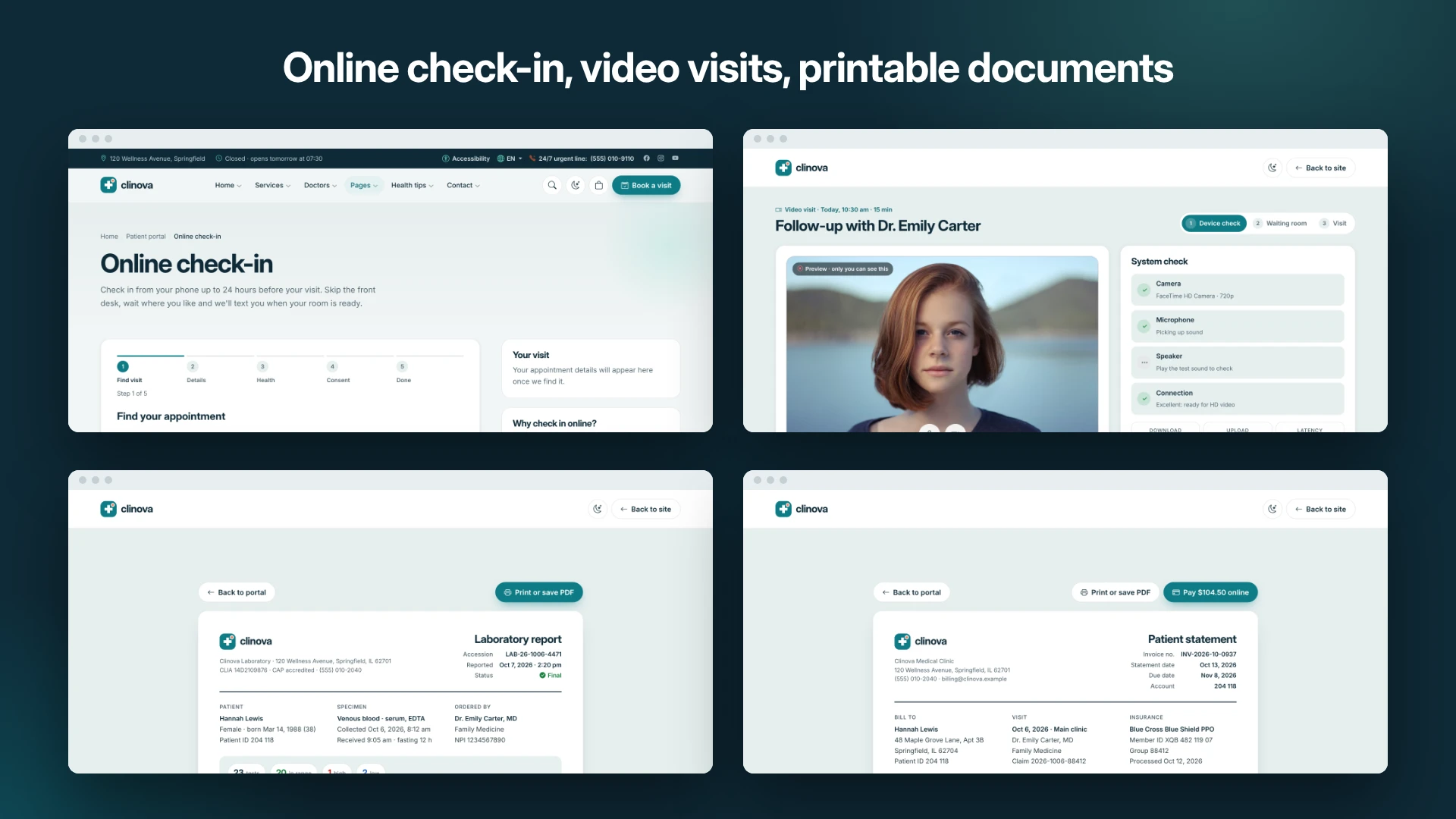 Clinova - Medical Clinic & Healthcare HTML Template