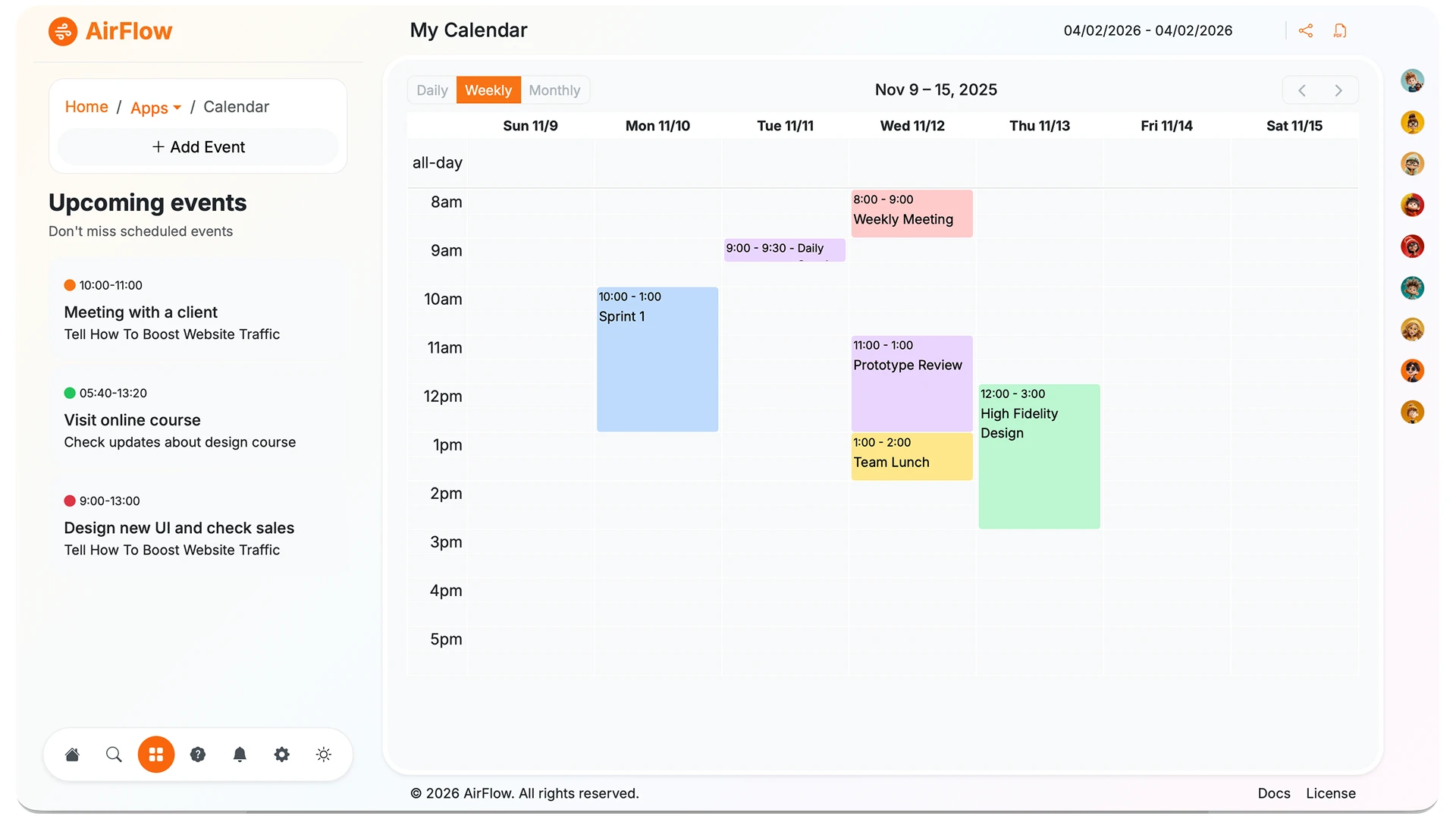 AirFlow - Fintech Dashboard and Bootstrap Admin Template
