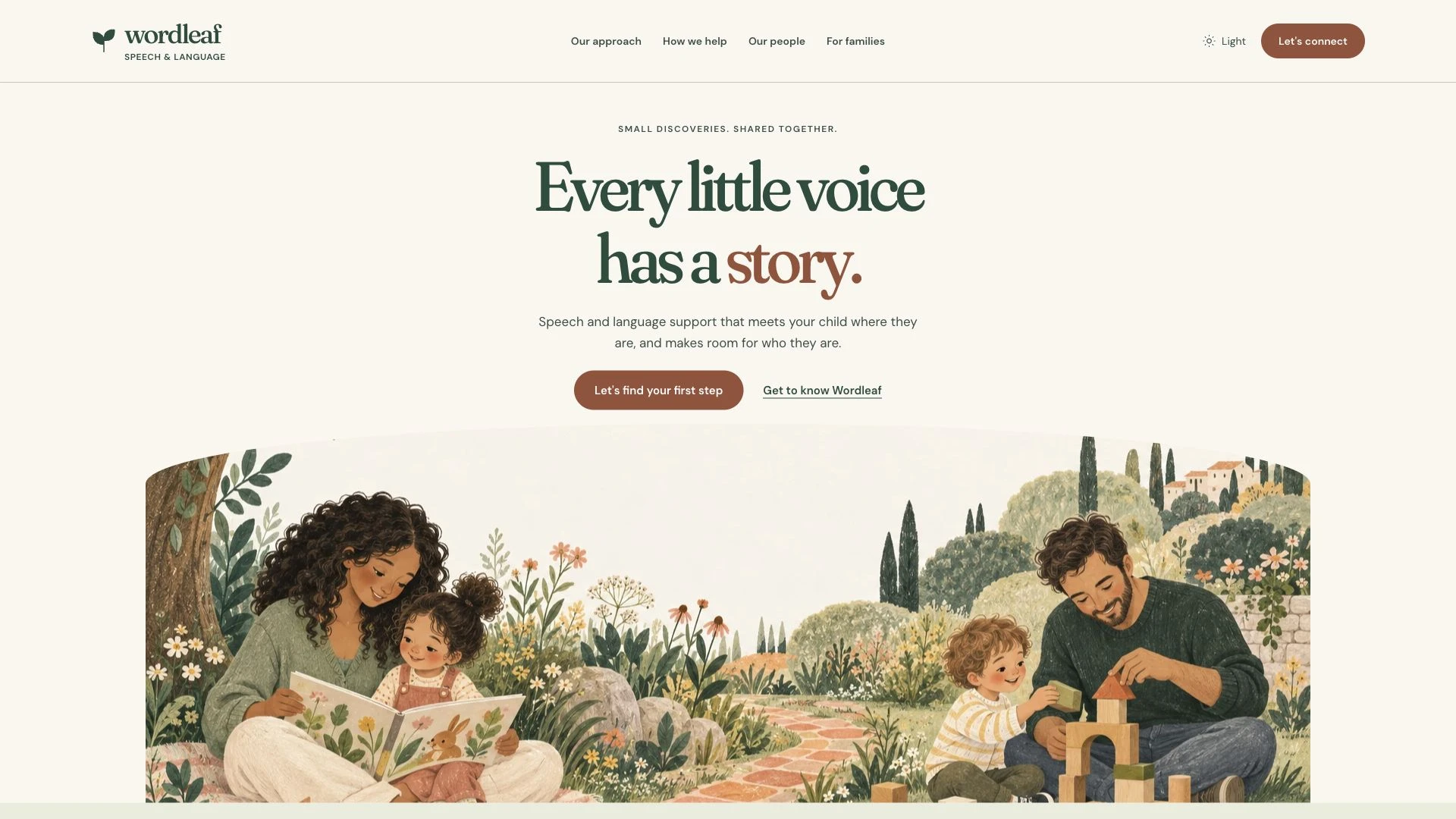 Wordleaf - Pediatric Speech Therapy HTML Website Template