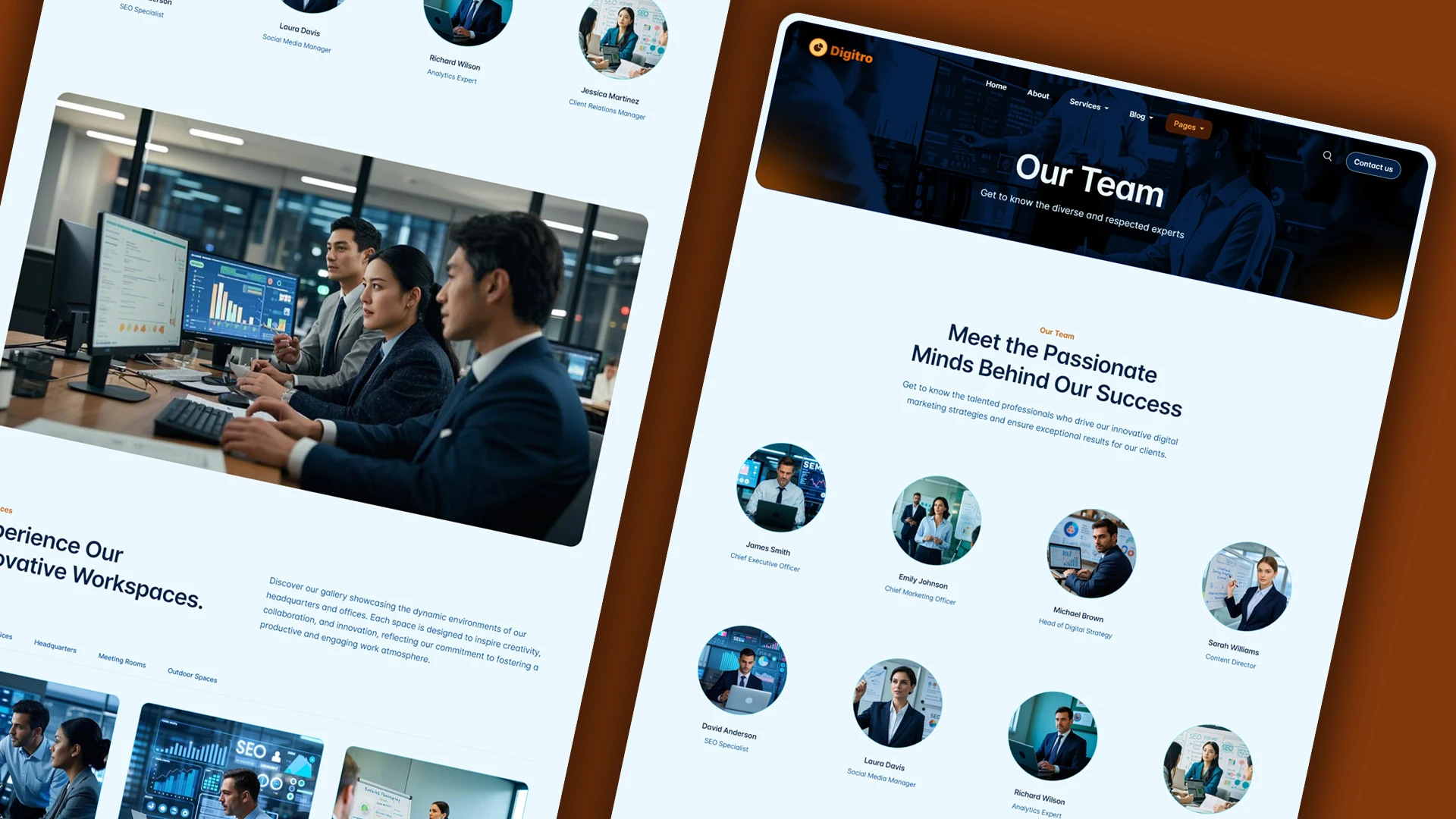 Digitro - Cutting-Edge Digital Marketing Agency HTML Website Template