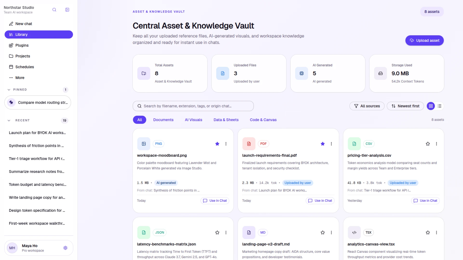 Northstar - AI Chatbot Workspace Next.js Template