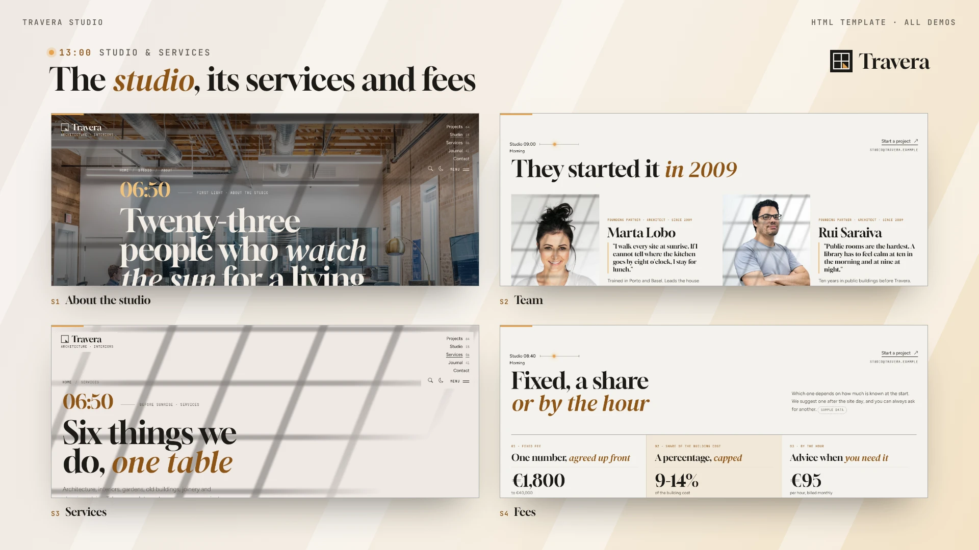 Travera - Architecture & Interior Design HTML Template (Screenshot 7 of 16)