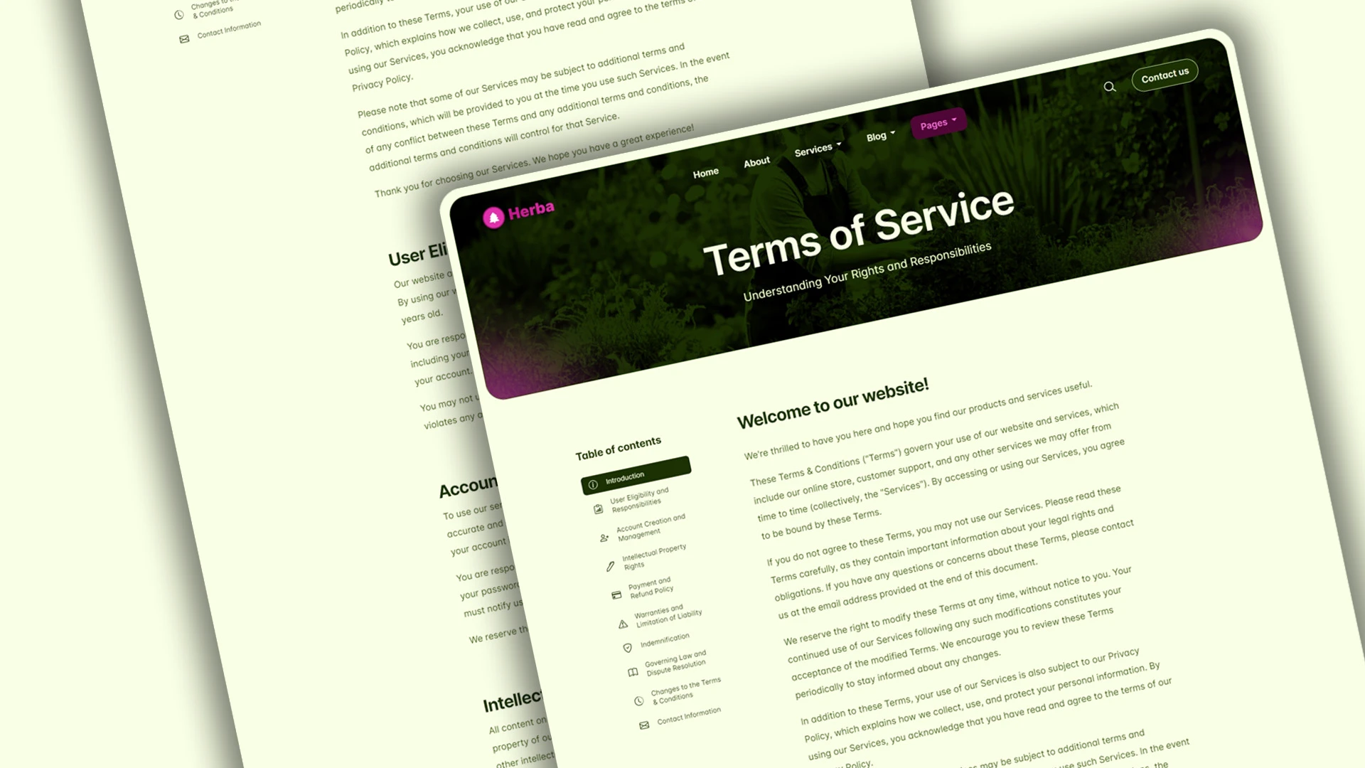Herba - Innovative Landscaping and Green Spaces HTML Website Template