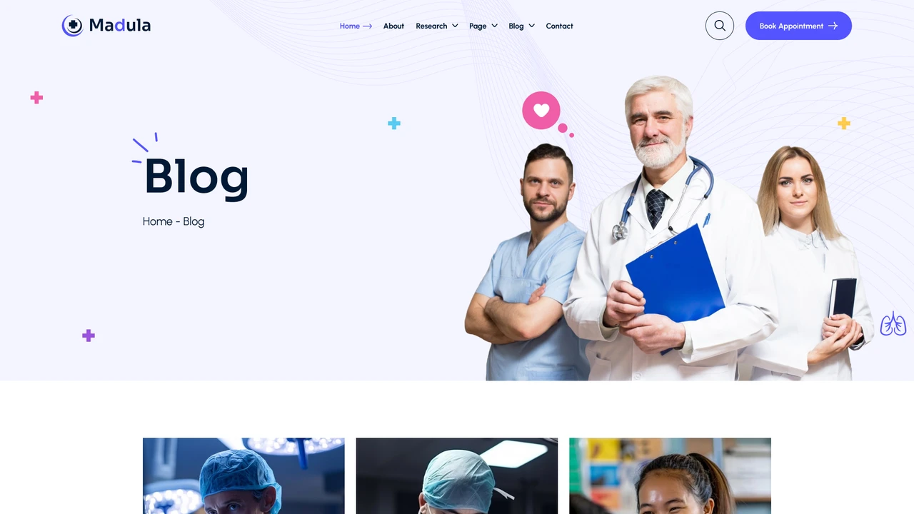 Madula - Health & Medical Figma Template