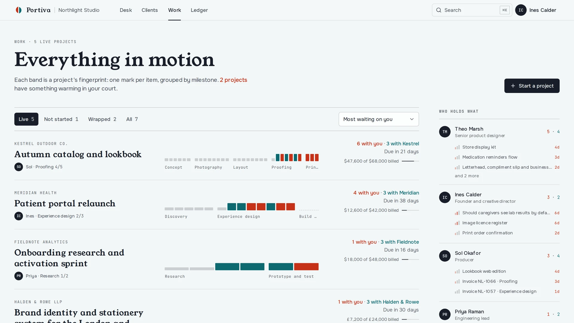 Portiva - Next.js Client Portal & Business Workspace Template