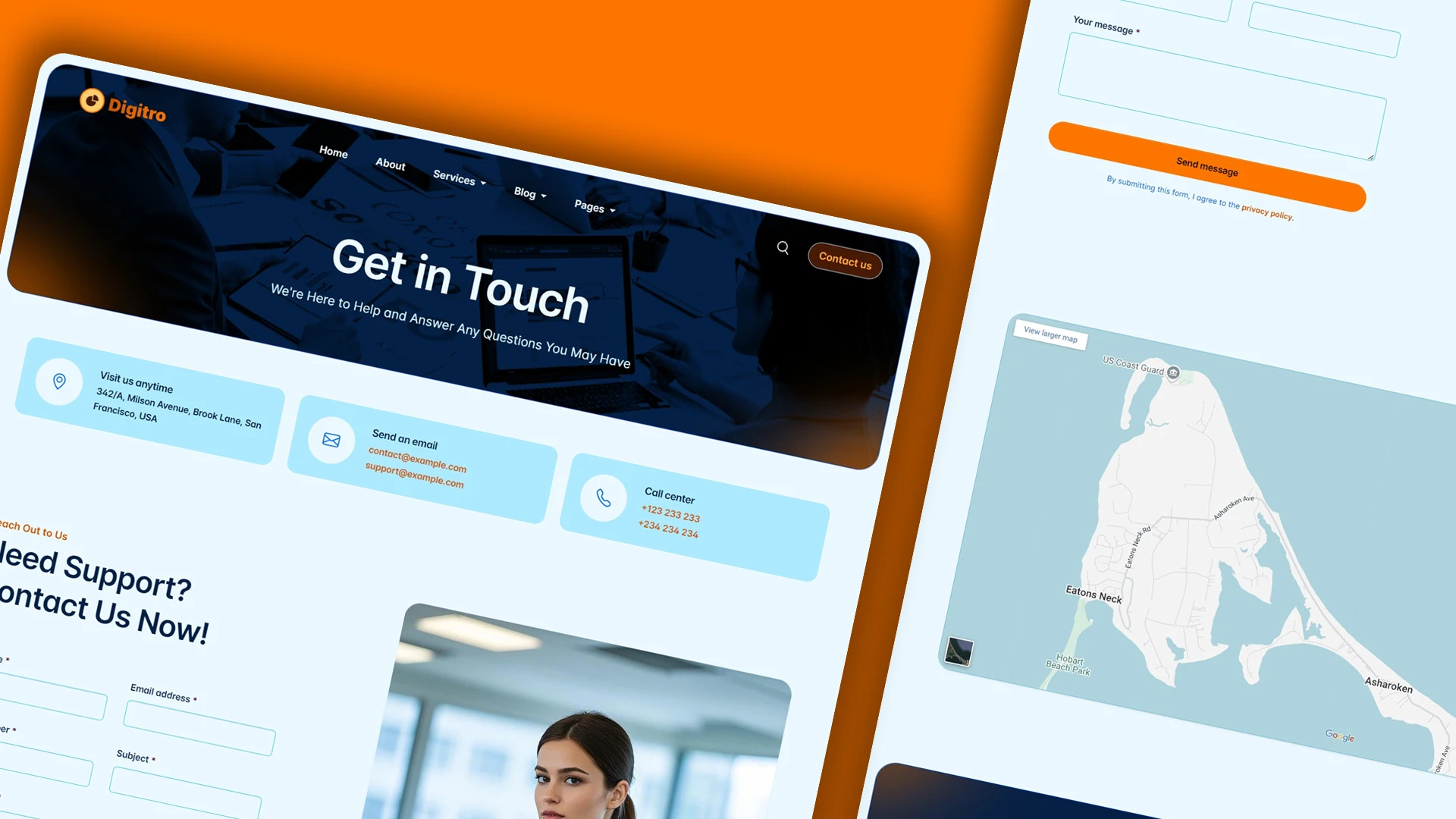Digitro - Cutting-Edge Digital Marketing Agency HTML Website Template