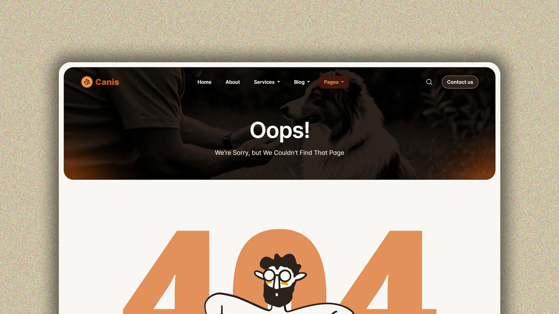 Canis - Professional Dog Training Services HTML Website Template