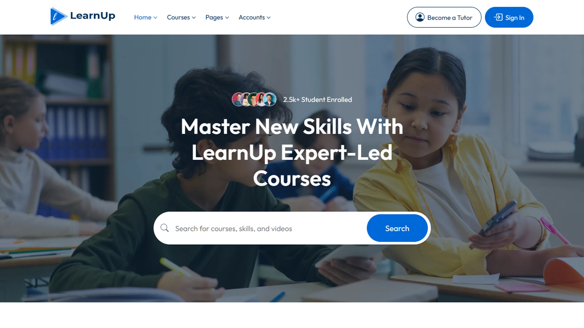 LearnUp - PHP Online Courses & Education LMS Template