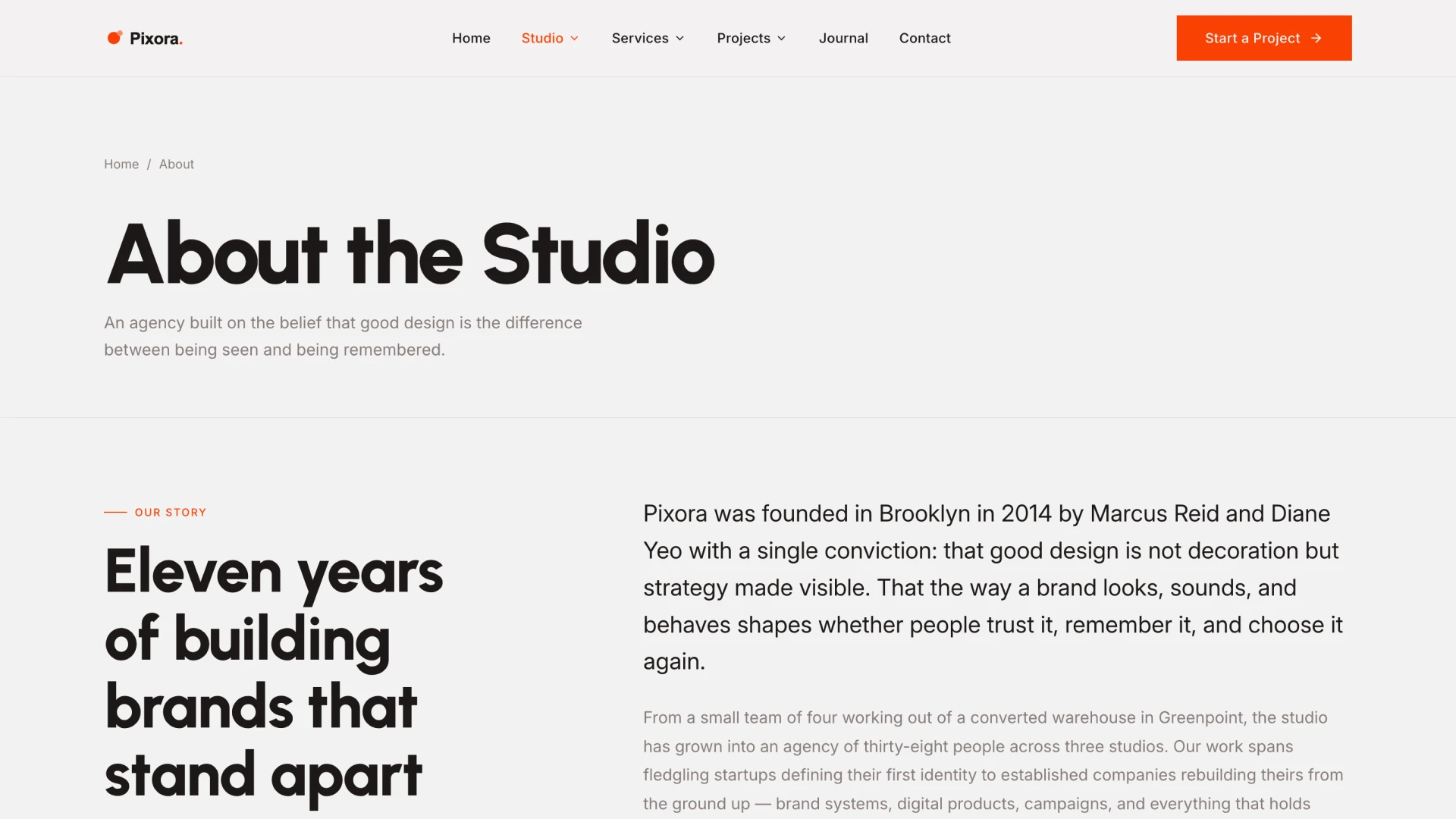 Pixora - Creative Agency & Designer Portfolio HTML Template