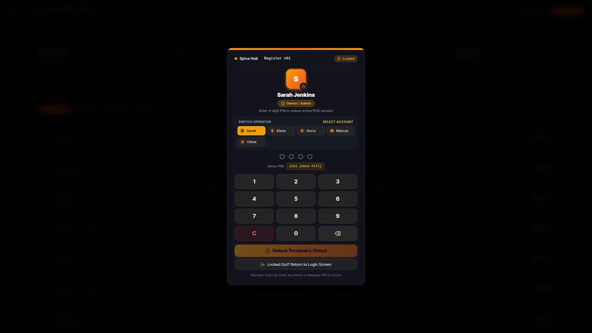 Spice Hub POS - Next.js 15 Restaurant POS & SaaS Dashboard Template