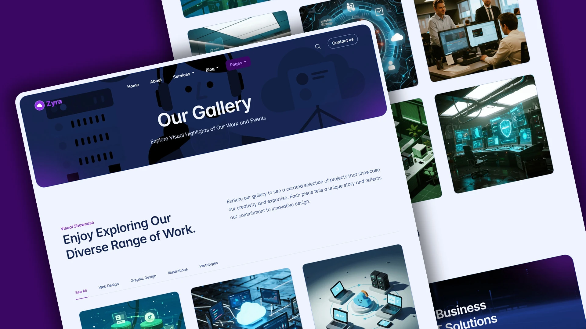 Zyra - Multipurpose IT Solutions & Business Services HTML Website Template