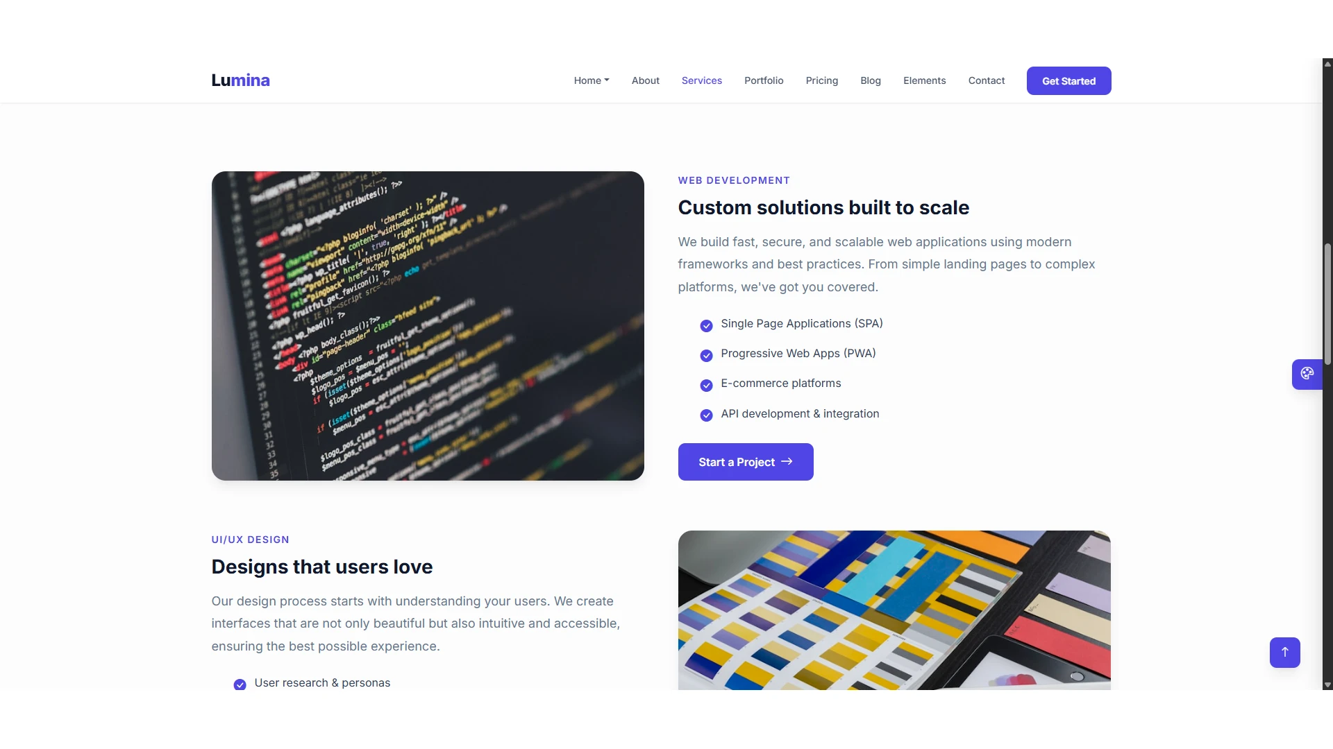 Lumina - Clean and Modular Multi-Page Bootstrap 5 HTML Template