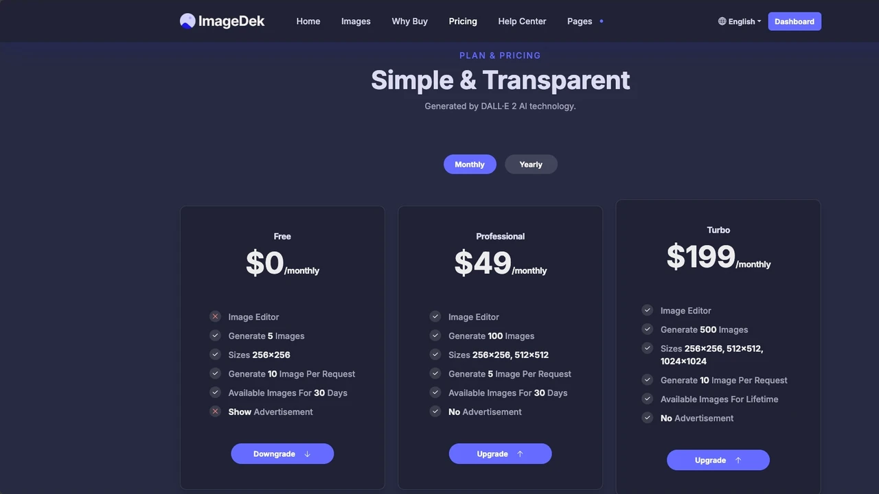 ImageDek - Image Generator Assistant as SaaS