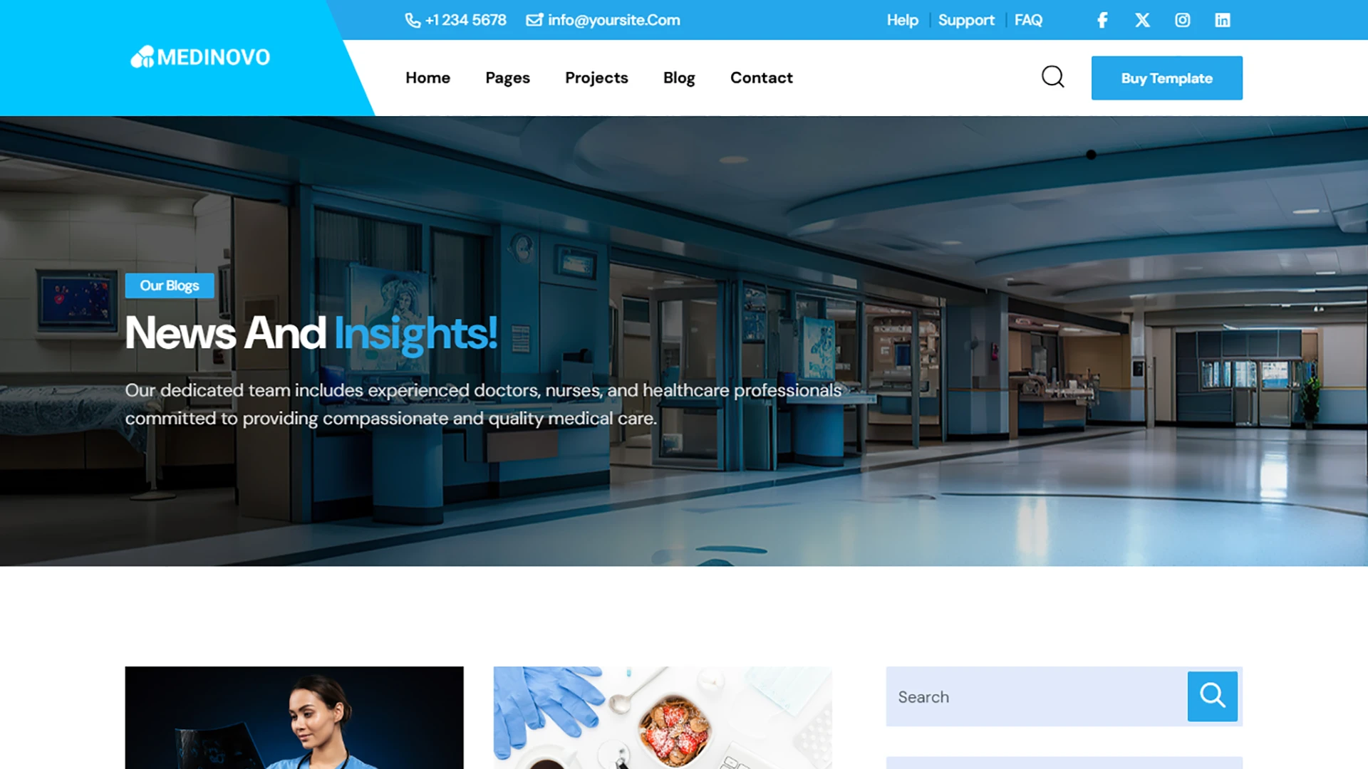 Medinovo - Medical & Healthcare HTML Template