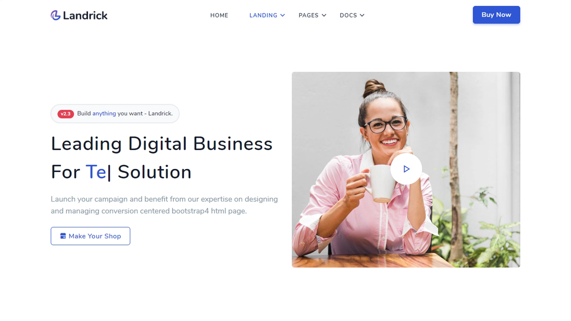Landrick - App, Saas & Software Landing & Admin Dashboard Bootstrap 5 Template
