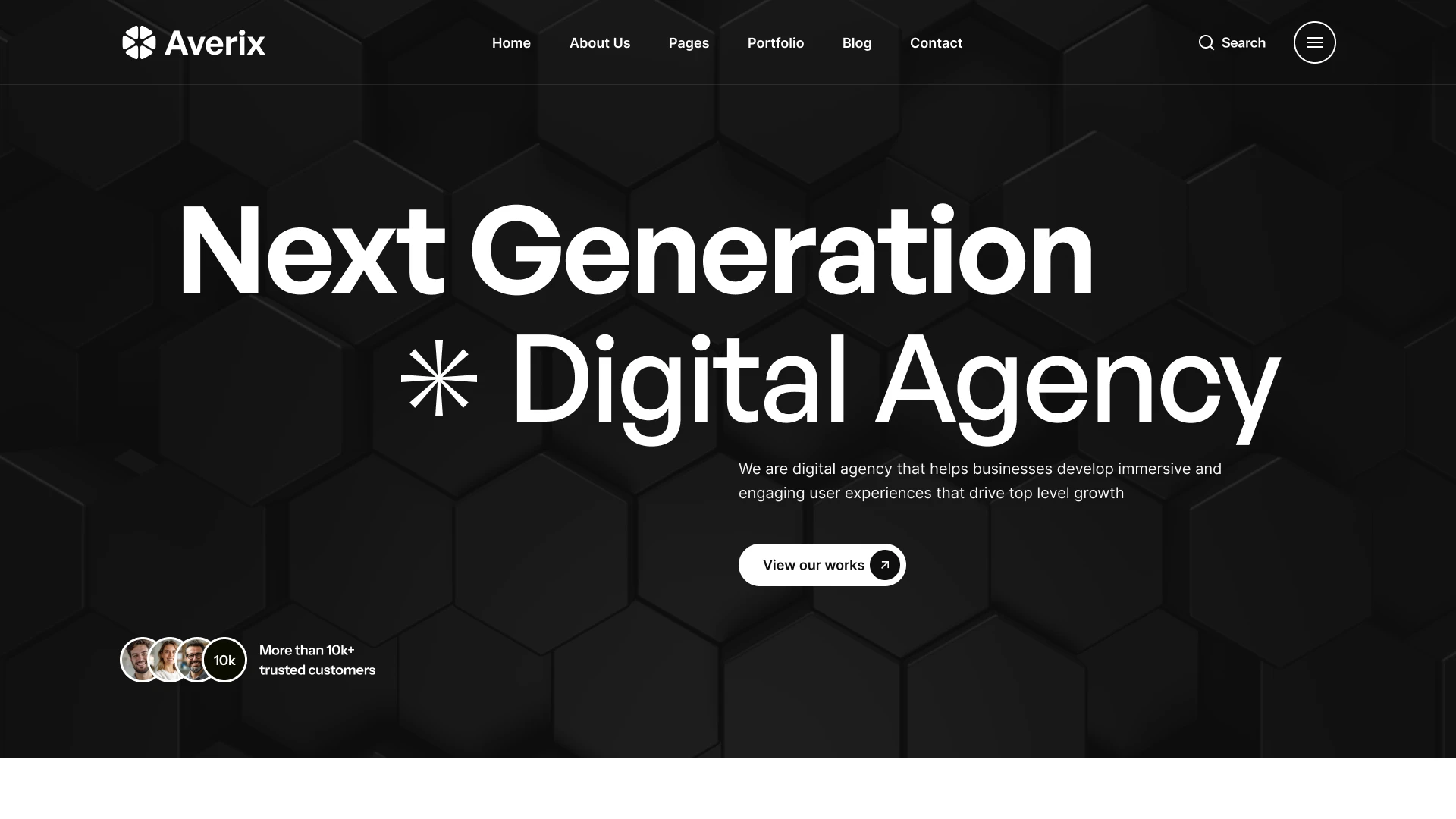 Averix - Modern Creative Agency HTML Template
