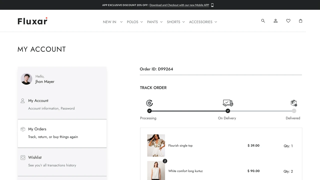 Fluxar - eCommerce Figma Template