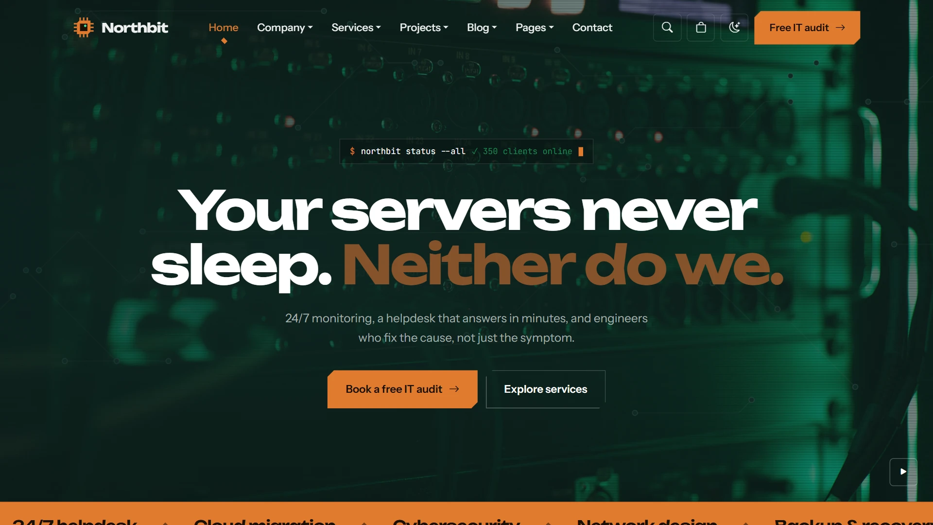 Northbit - IT Services & Solutions HTML Template