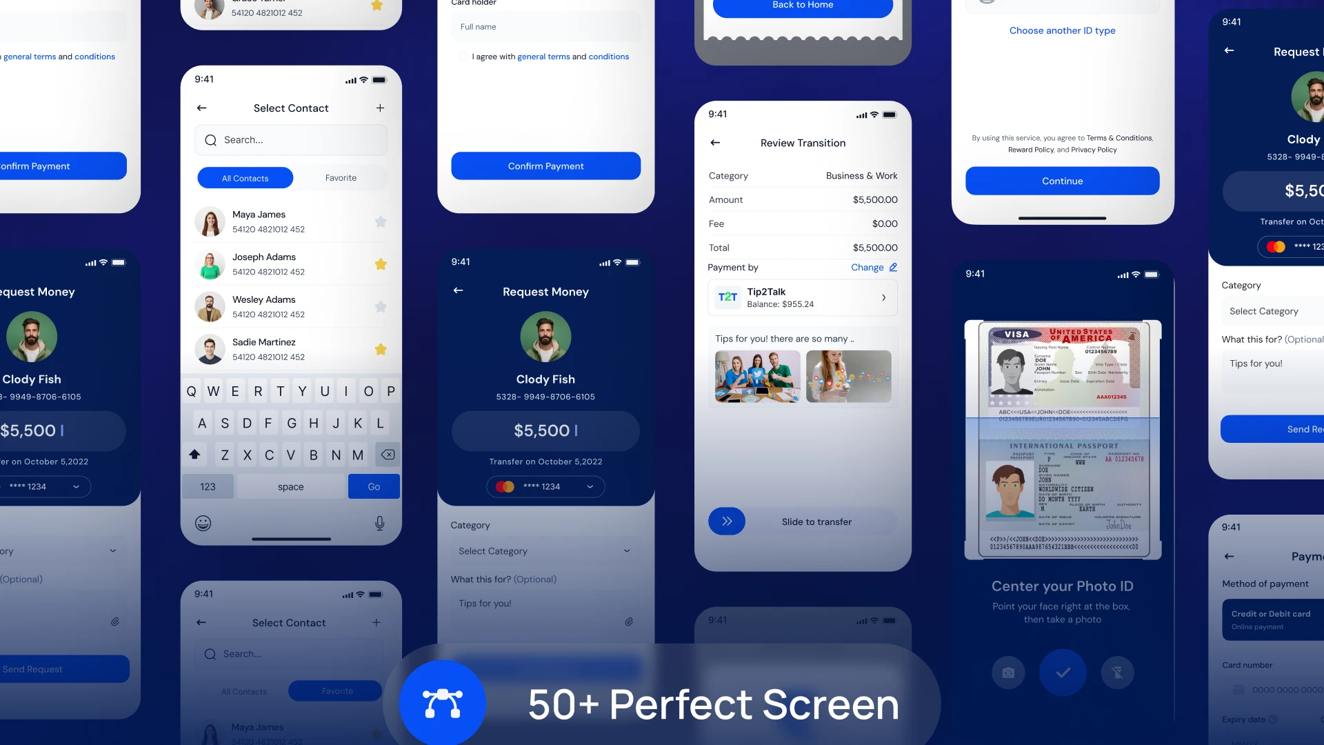 QraPay - E-Wallet Mobile App UI Kit