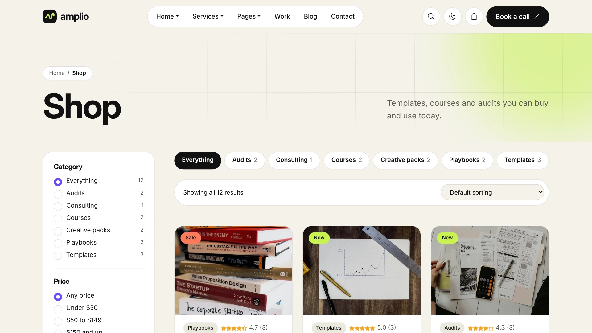 Amplio - Digital Marketing Agency WordPress Theme (Screenshot 51 of 66)