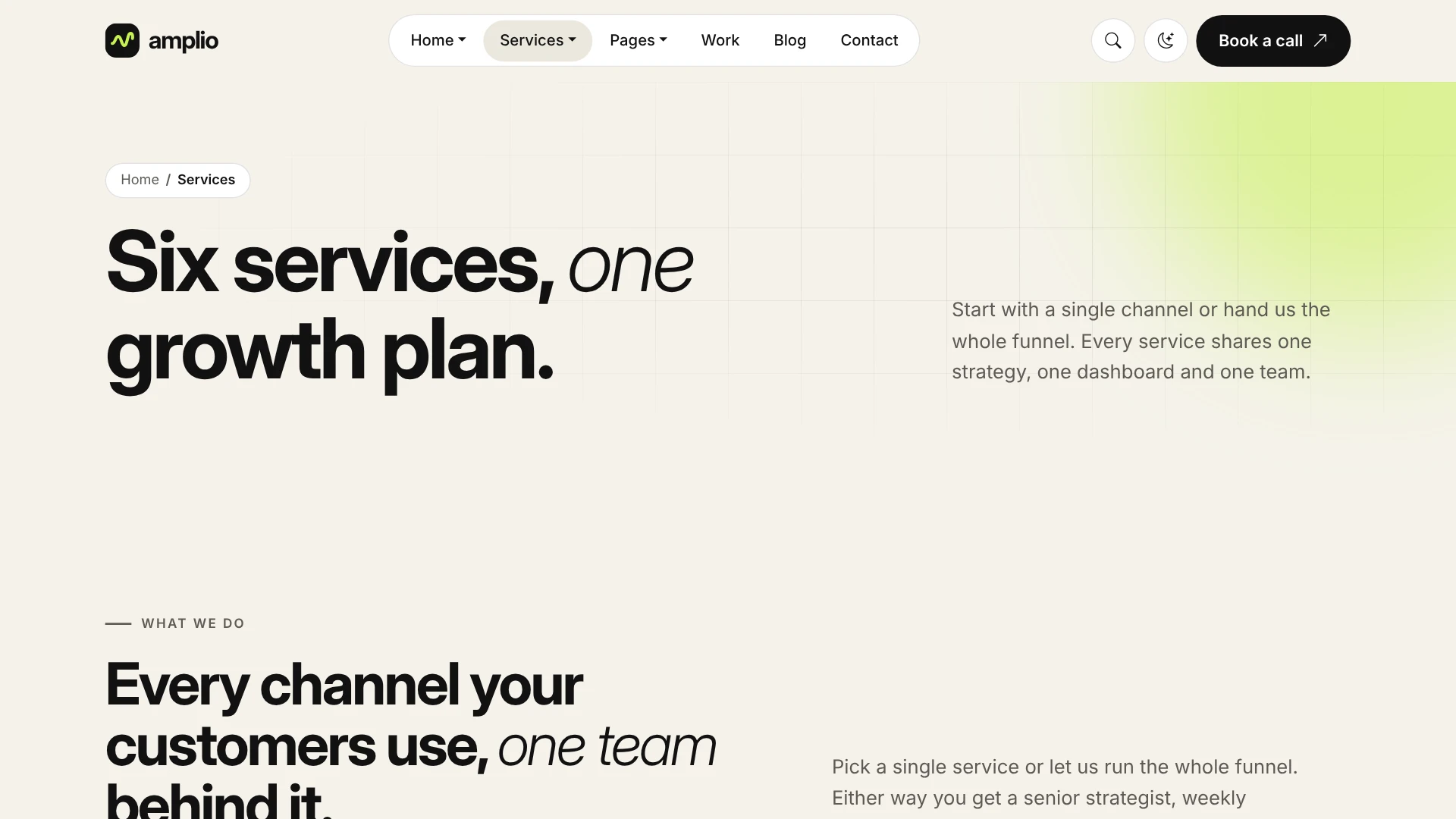 Amplio - Digital Marketing Agency HTML Template