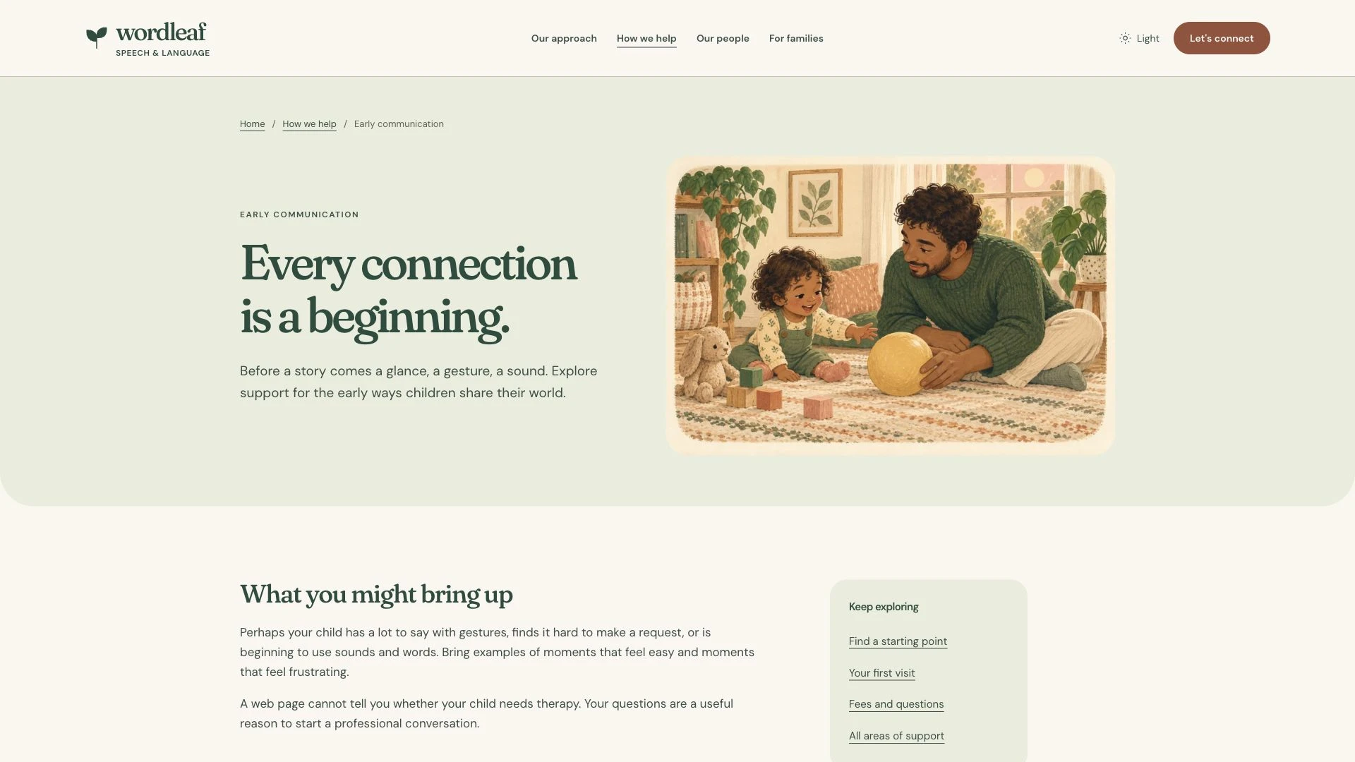 Wordleaf - Pediatric Speech Therapy HTML Website Template