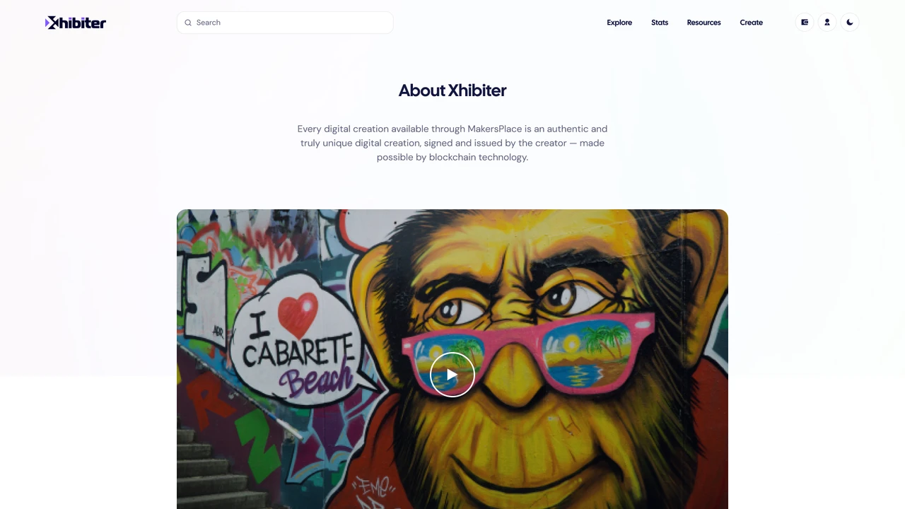 Xhibiter - Web3 Crypto NFT Marketplace Figma Template
