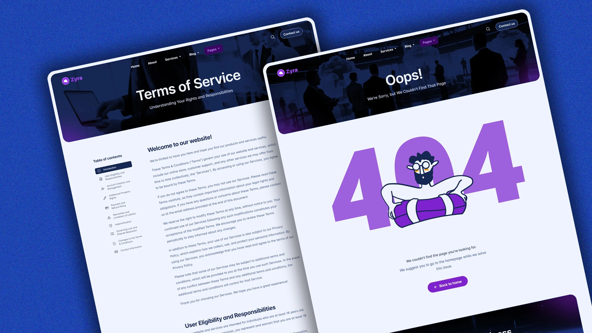 Zyra - Multipurpose IT Solutions & Business Services HTML Website Template