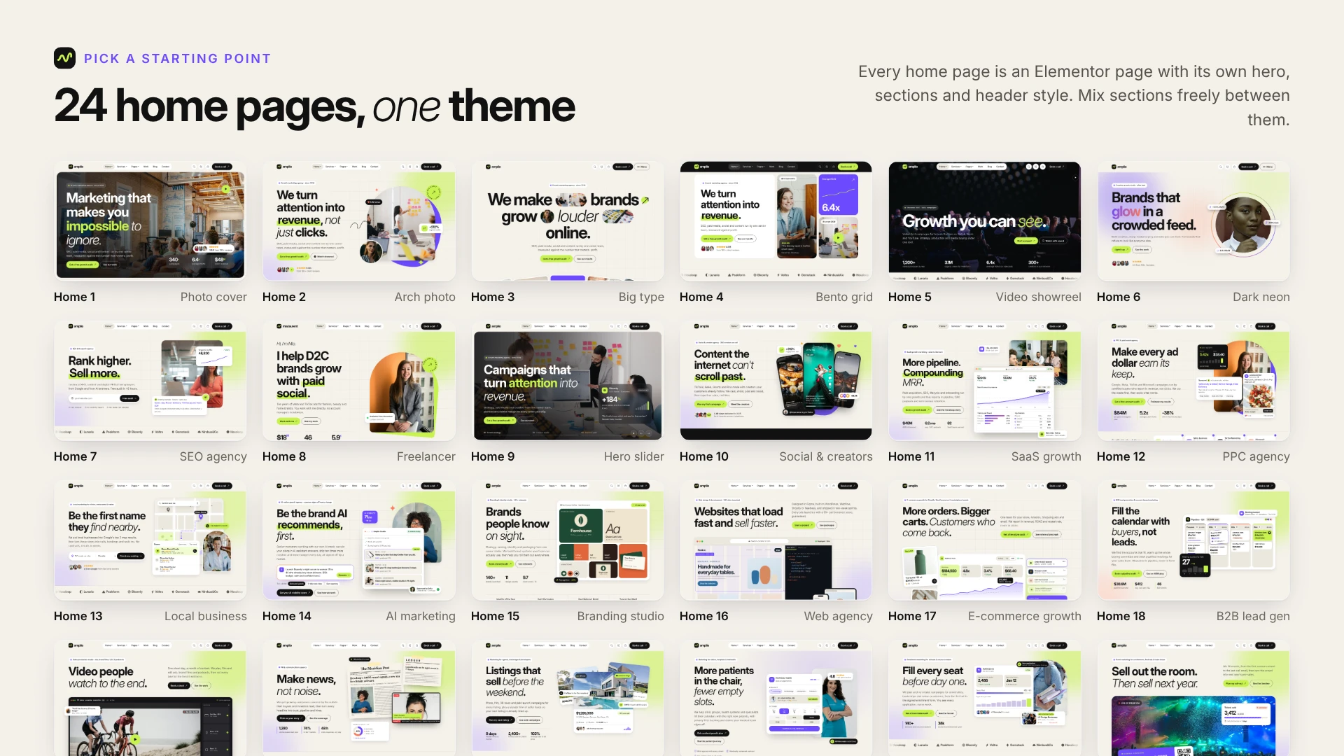 Amplio - Digital Marketing Agency WordPress Theme (Screenshot 6 of 66)