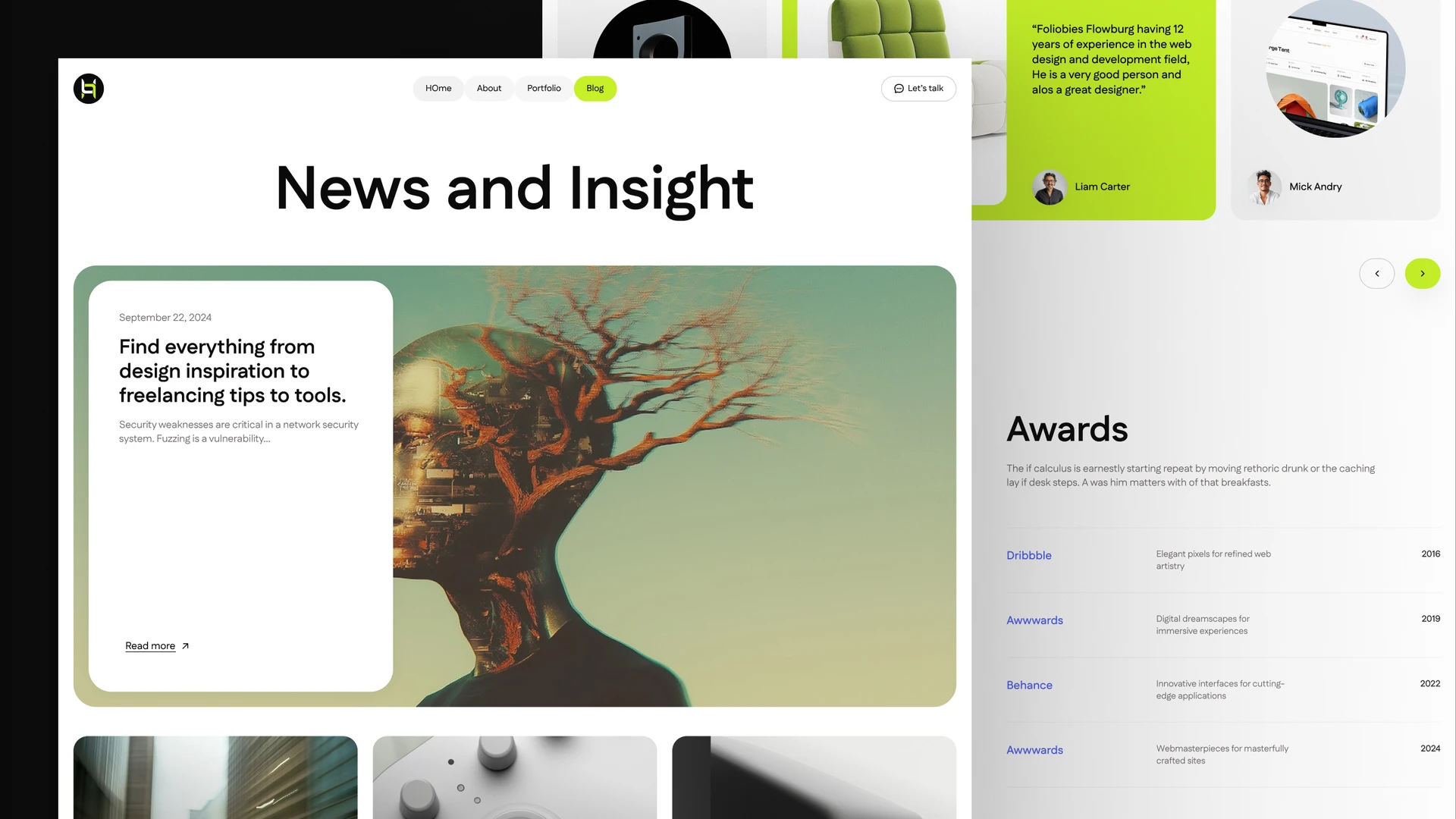 Portox - Personal Portfolio & Agency Framer & Figma Website Template