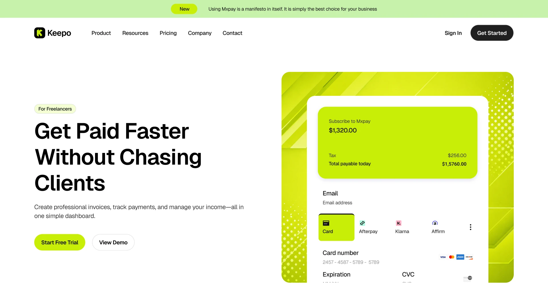 Keepo - Bookkeeping SaaS Framer Template