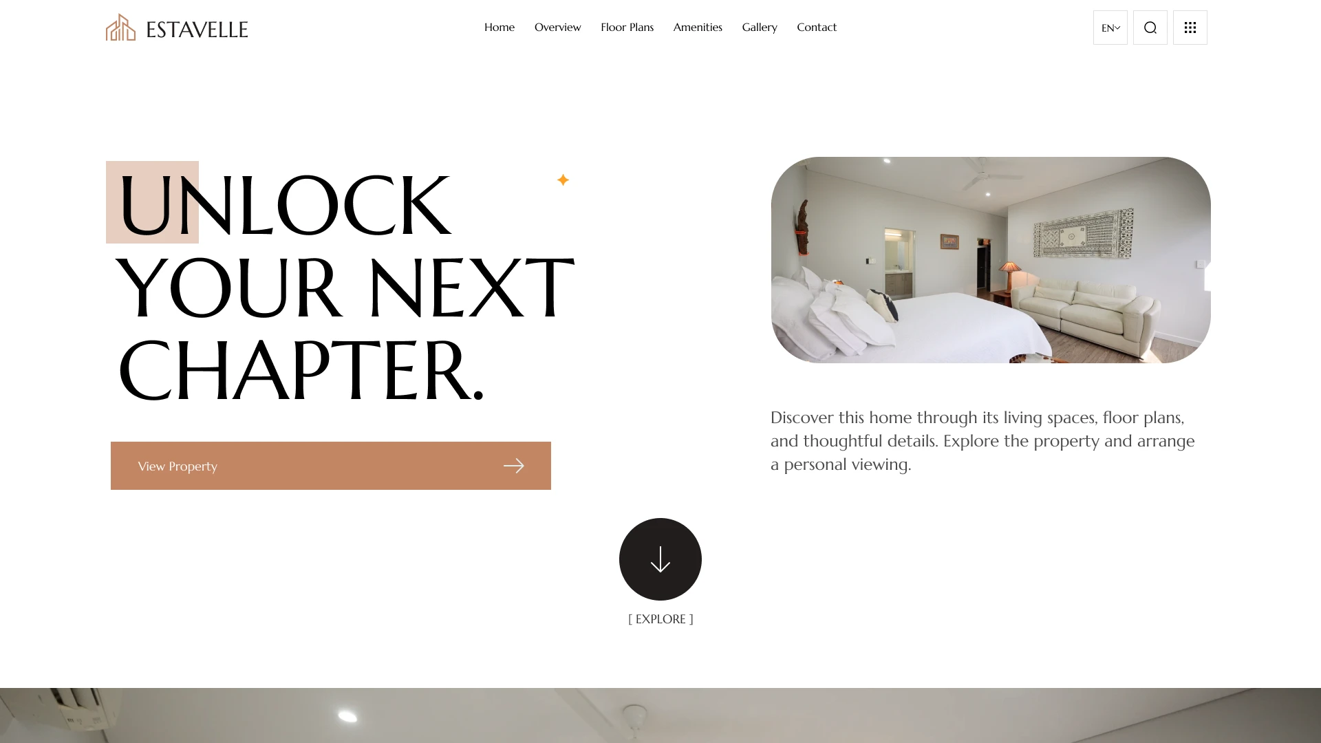 Estavelle - Single Property & Estate Listing Figma Template (Screenshot 1 of 1)
